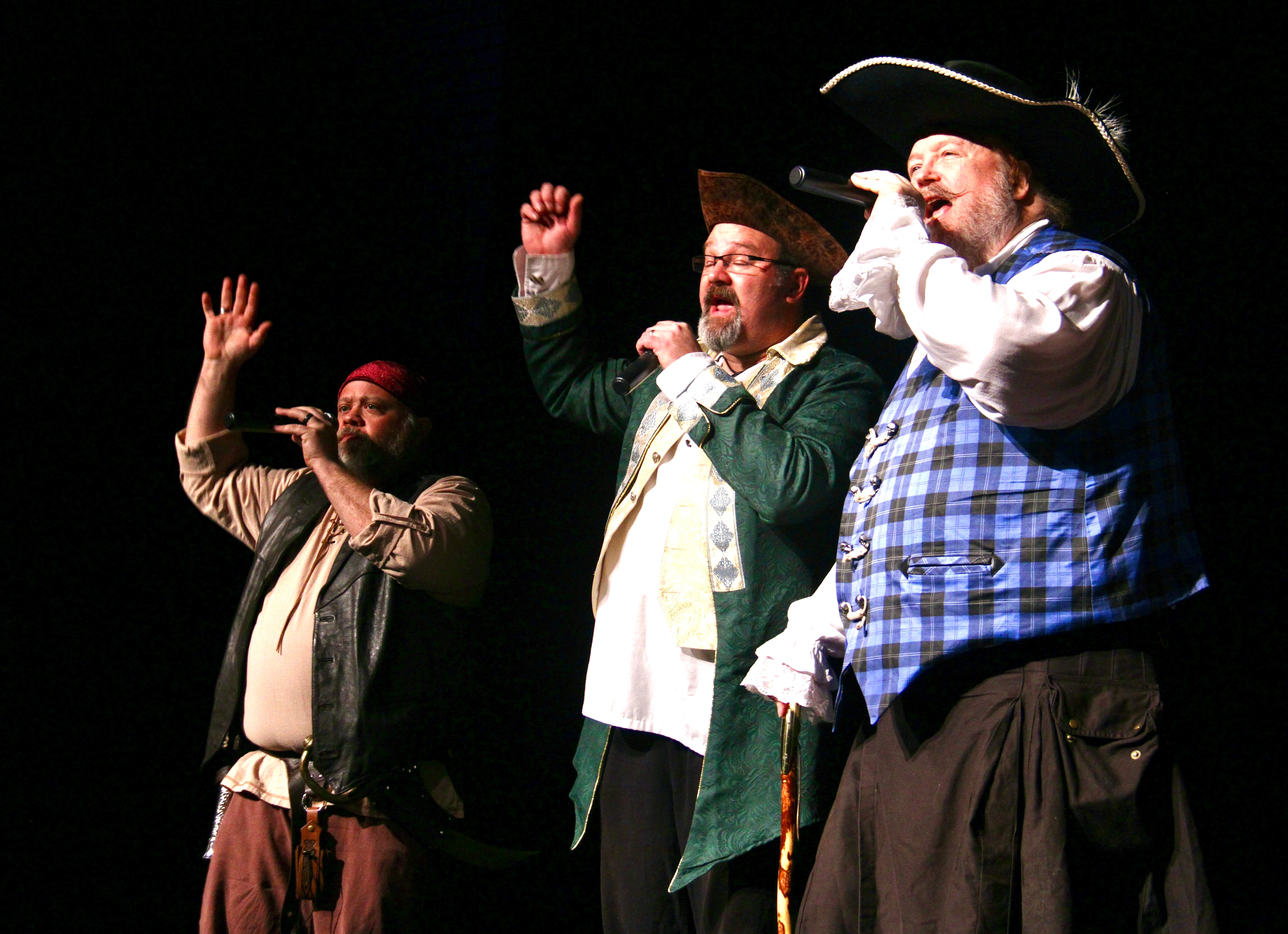 A cappella pirates in costume